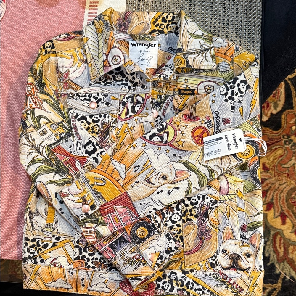 Wrangler Multicolor Graphic Jacket